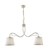 H&auml;ngeleuchte Stoff Metall LOCOLA Esszimmer Lampe