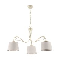 Pendelleuchte Stoff Schirm &Oslash;80cm Esstisch LOCOLA