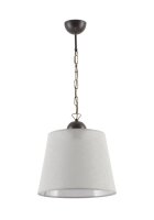 H&auml;ngeleuchte Grau Braun &Oslash;38cm Wohnzimmer LOCOLA