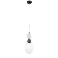 Pendelleuchte blendarm Keramik Glas E14 Ø17 cm Modern