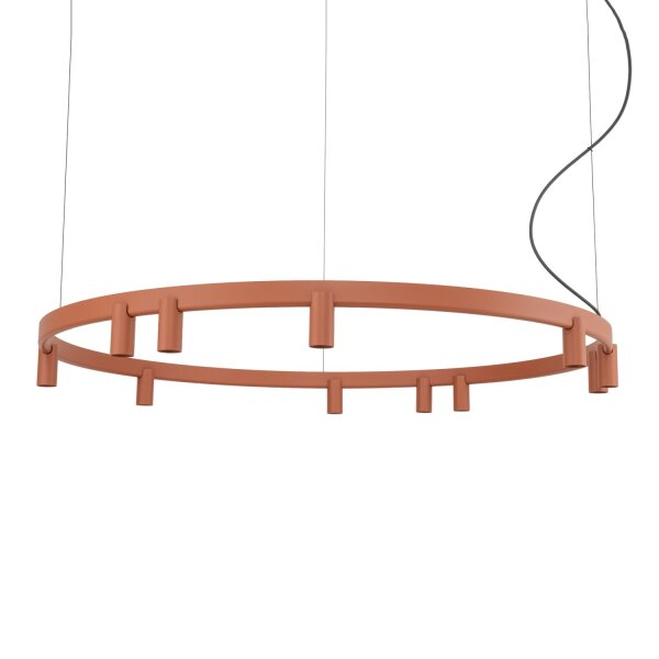 Pendelleuchte Terrakotta Aluminium GU10 + LED Ø116 cm Modern