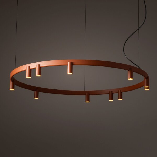 Pendelleuchte Terrakotta Aluminium GU10 + LED Ø116 cm Modern