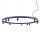Pendelleuchte Marineblau Aluminium GU10 + LED Ø116 cm rund