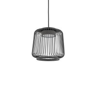 Pendelleuchte Downlight Grau Stahl GX53 Ø18 cm rund