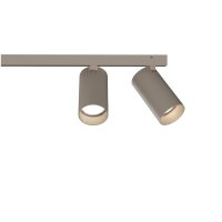 Deckenspot schwenkbar Beige Stahl GU10 H:13 cm Modern