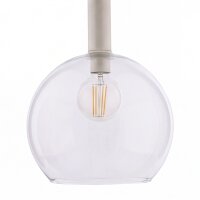 Hängeleuchte Glas Ø30cm Kugel Retro Esstisch...