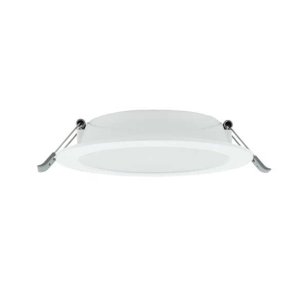 LED Einbauspot blendarm Weiß 4000K Ø14 cm rund