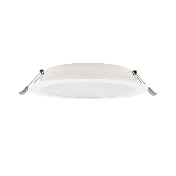 LED Einbauleuchte Weiß 4000K Ø17 cm Modern rund