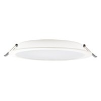 LED Einbauspot blendarm Weiß 4000K B:22 cm Modern rund