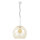 Lampe à suspension rétro en ambre LYSITOS Table à manger E27
