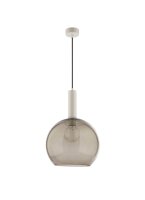 Hängelampe Rauch Glas Ø30cm Kugel LYSITOS...
