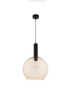 Lampe à suspendre Ø30cm boule en ambre...