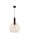 Lampe &agrave; suspendre &Oslash;30cm boule en ambre cuisine luminaire