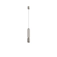 Pendelleuchte Beige Stahl GU10 Ø6,5 cm Modern rund
