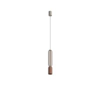 Pendelleuchte Beige Terrakotta GU10 Ø6,5 cm Modern...