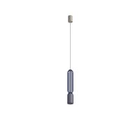 Pendelleuchte Beige Marineblau GU10 Ø6,5 cm Modern...