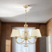 Lustre Ø67cm Shabby Gold 3xE27 Lampe à...