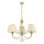 Kronleuchter Ø67cm Shabby Gold 3xE27 Hängelampe