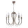 Lustre AREGUND en laiton antique 5xE14 Ø48cm