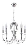Lustre AREGUND en argent 5 branches &Oslash;48cm E14