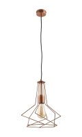 Lampe à suspendre design fil en cuivre SALVIA...