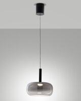LED Hängelampe Rauchglas 2700/3000/4000K Schwarz...