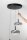 LED Hängelampe Schwarz Rauchglas 2700/3000/4000K