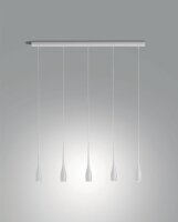LED Pendelleuchte Weiß 3000K dimmbar 3450 lm L:120 cm