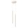 Hängelampe Stahl Beige 2-flammig G9 rund Ø15cm wohnlich