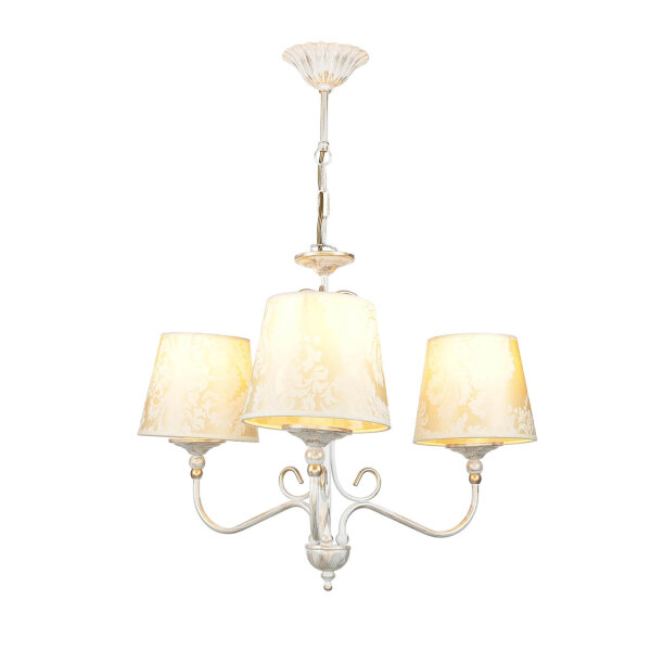 Kronleuchter GANARA in Shabby Gold Barock Motiv