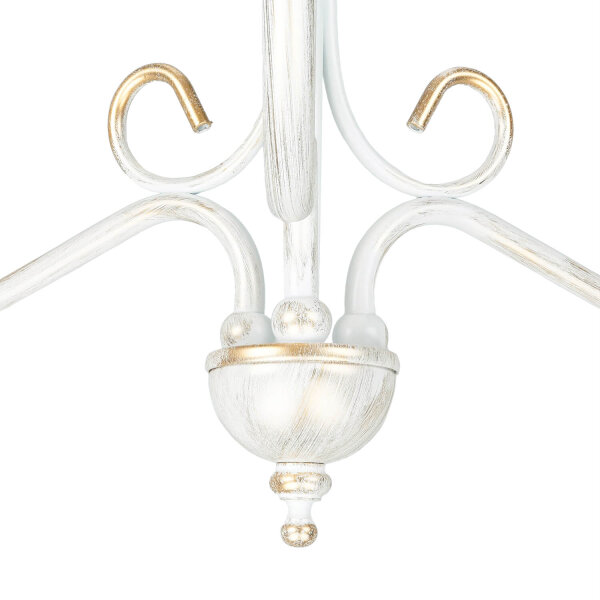 Kronleuchter GANARA in Shabby Gold Barock Motiv