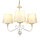 Kronleuchter GANARA in Shabby Gold Barock Motiv