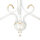 Kronleuchter GANARA in Shabby Gold Barock Motiv