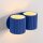 Wandleuchte Up Down Aluminium Ultramarin G9 T:12cm