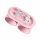 Wandlampe Up Down indirekt Aluminium Rosa G9 H:10cm