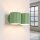 Wandlampe Up Down indirekt Aluminium Salbei G9 B:21cm