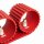 Wandlampe Up Down indirekt Aluminium Rot G9 H:10cm