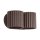 Wandlampe Up Down indirekt Aluminium Braun G9 B:21cm