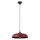 Pendelleuchte Stahl Burgund Schwarz E27 Ø38cm rund