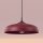 Pendelleuchte Stahl Burgund Schwarz E27 Ø38cm rund