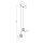Hängelampe Glas Aluminium Taupe 2-flammig G9 L:15cm
