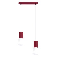 Pendelleuchte Glas Aluminium Ultramarin G9 L:33,5cm
