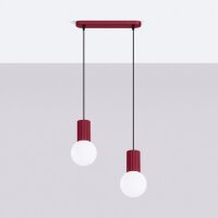 Pendelleuchte Glas Aluminium Ultramarin G9 L:33,5cm