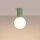 Deckenleuchte Glas Aluminium Salbei G9 IP44 B:12cm