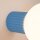 Wandlampe Glas Aluminium Hellblau G9 IP44 H:12cm rund