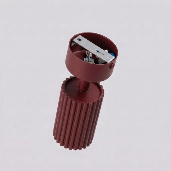 Deckenspot schwenkbar Aluminium Burgund GU10 B:6,5cm