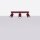 Deckenspot schwenkbar Aluminium Burgund GU10 L:45cm