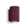 Wandlampe Up Down indirekt Aluminium Burgund GU10 10cm