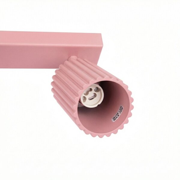Deckenspot schwenkbar drehbar Aluminium Rosa GU10 45cm