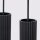 Hängelampe höhenverstellbar Aluminium Schwarz GU10 81cm